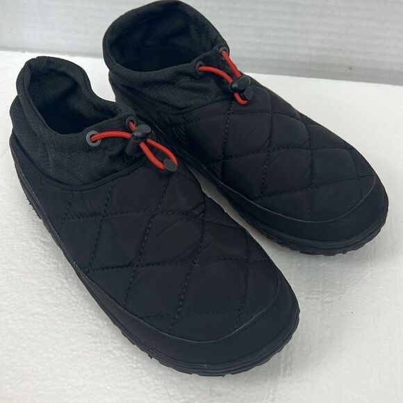 Chaco Black Quilted Ramble Puff Cinch Slipper Bootie 7 - Picture 2 of 9